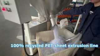 Đùn tấm PET 100% vật liệu tái chế