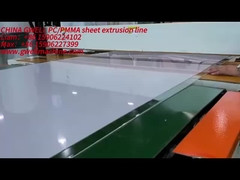 Rất nhiều tính minh bạch và đồng đều PC / PMMA tấm từ GWELL dây chuyền ép