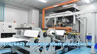 Dây chuyền sản xuất tấm trang trí PETG (GAG)