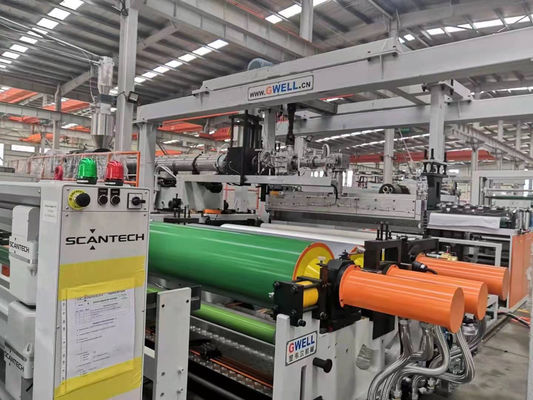 Mua Dòng xăng phim đúc TPU với Capacity 250kg/h, Width 1000-2000mm và thiết kế vít đơn cho việc mở vải ổn định online manufacture