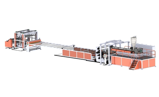 Mua Máy sản xuất tấm Pvc mềm trong suốt 0,4mm Máy đùn trục vít đơn Pvc online manufacture