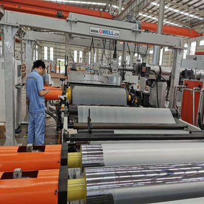 Mua GWELL Brand PP HDPE ABS Thick Board Extrusion Line for Advertising and Print Boards 1000-2000mm Width 3-50mm Thickness Heat Resistant up to 100 Degrees online manufacture