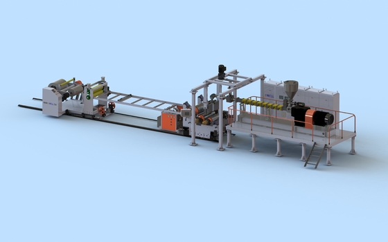 Mua Máy chế tạo tấm PLA tùy chỉnh PLA Thermoforming Three Layer Sheet Extrusion Line online manufacture