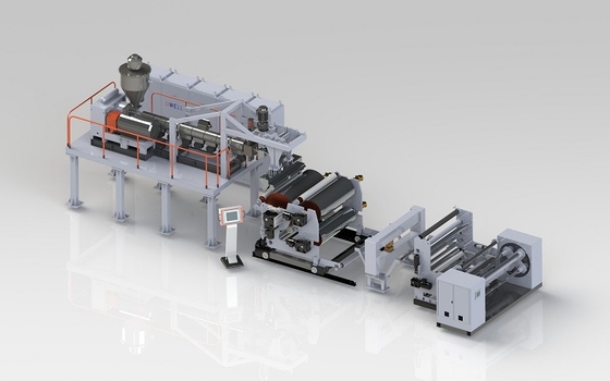 Mua Máy ép phim ETFE 120kg/h 1000 - 1500mm Độ rộng Máy ép vít đơn online manufacture