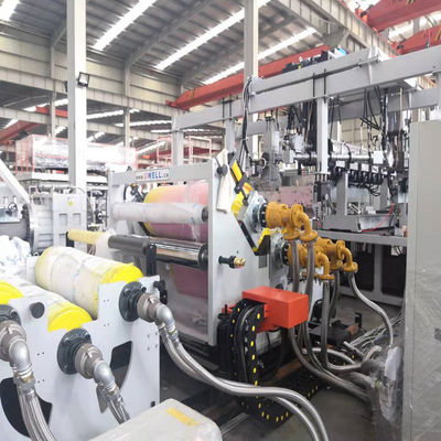 Mua Dây chuyền đùn tấm PETG trang trí với công suất 600kg/h, phạm vi độ dày 0.15-2mm và cấu trúc đa lớp online manufacture