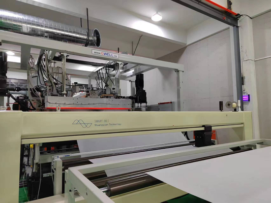 Mua GWELL EVA/POE/EPE 3-layer Co-Extrusion Solar Film Production Line, tốc độ tuyến tính cao online manufacture