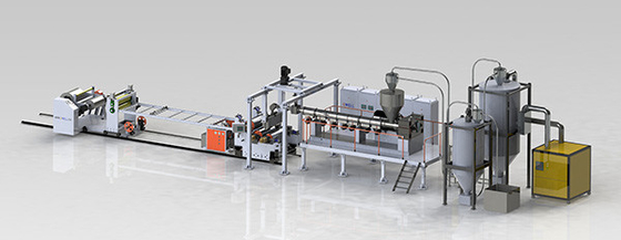 Mua 1000mm tấm nhựa trong suốt cho cốc dây chuyền sản xuất máy làm tấm PET online manufacture