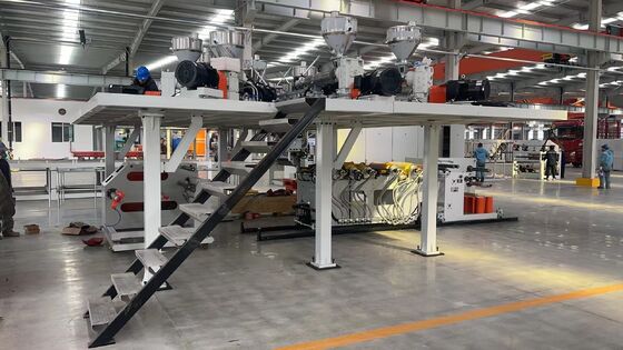 Mua Dây chuyền đùn tấm rào cản cao GWELL PP-EVOH 5-7-11 lớp để tạo hình nhiệt hộp đựng thực phẩm với Máy làm cốc sữa chua khổ 800-1500mm online manufacture