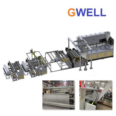 Mua Dây chuyền sản xuất phim đóng gói tấm năng lượng mặt trời EVA 0,45mm Máy đùn EVA 15m / phút online manufacture