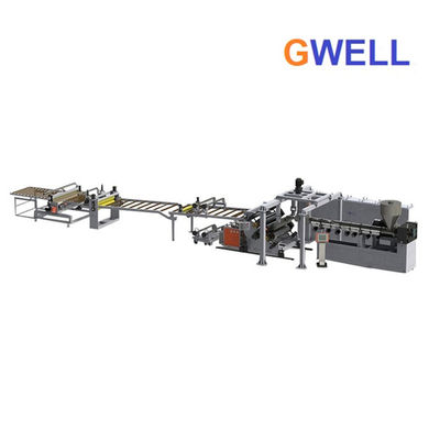 Mua PP PE ABS PVDF Cabinet Board Extrusion Line 600kg/H 1000 - 2000mm Chiều rộng online manufacture