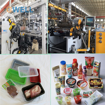 Mua Máy ép tấm bao bì thực phẩm Ba lớp PP PS PET Máy đồng đùn tấm 800 - 1600mm Chiều rộng Công suất 300-1500kg/h online manufacture