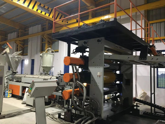 Dây chuyền ép đùn tấm lợp bằng nhựa tổng hợp bằng nhựa tráng men Máy ép đùn ASA Co