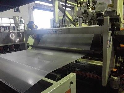 Đường đẩy phim đúc TPU một vít 500kg/h 0.08-3mm Độ dày